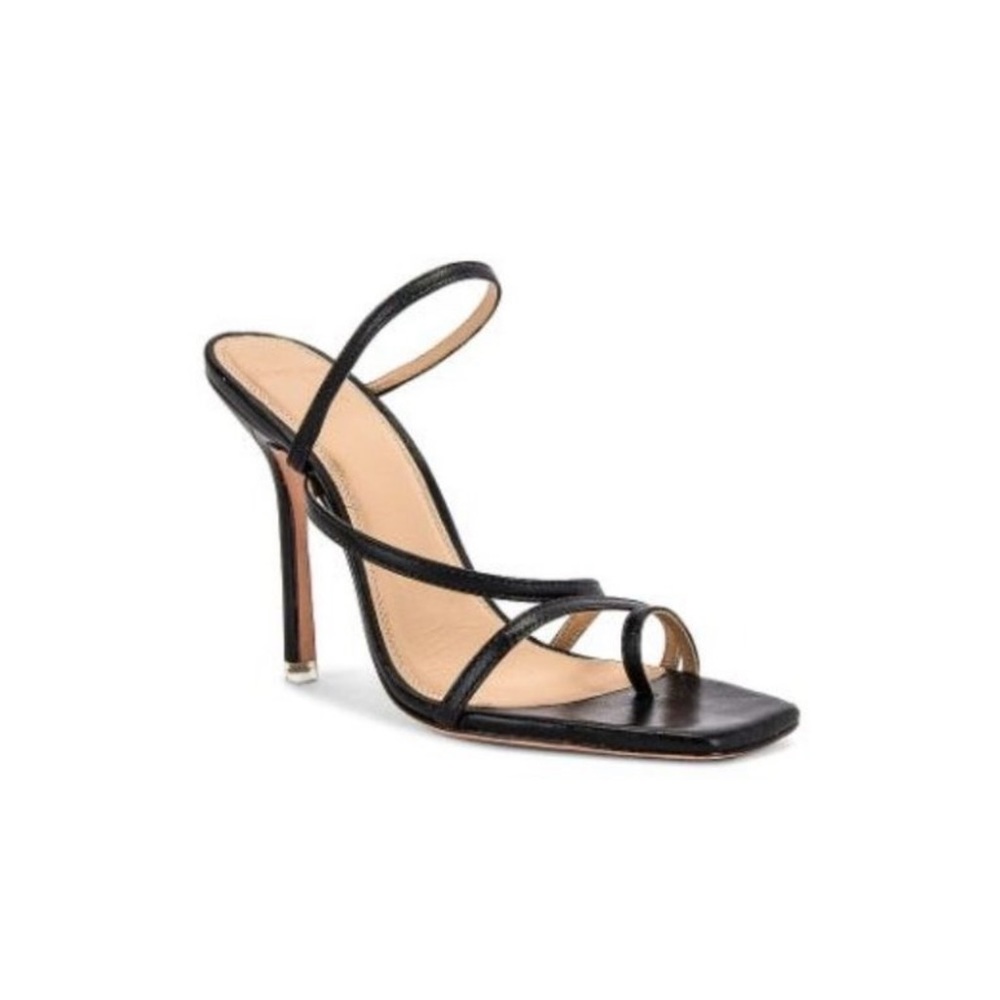 Black Suede Studio Cindy Sandal, EU Size: 39